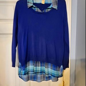 Faded Glory Womens Navy Sweater